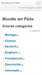 Mobile Screenshot of moodle.paeda.biz