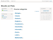 Tablet Screenshot of moodle.paeda.biz